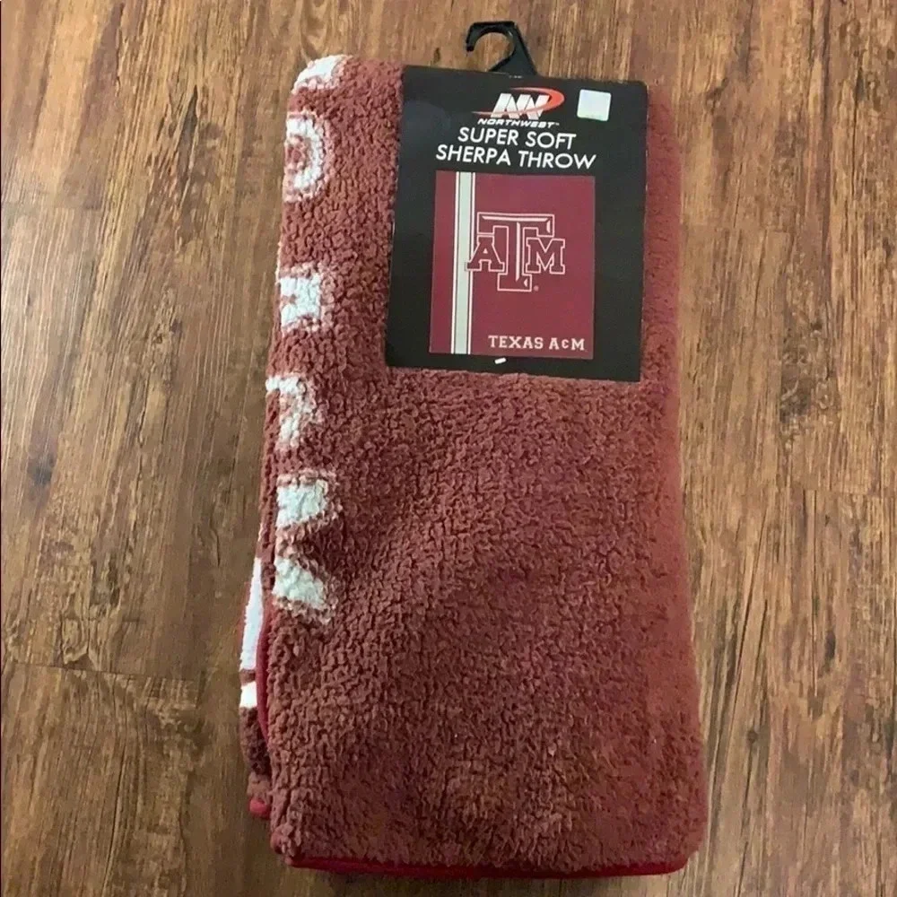 Texas A&M Aggies Blanket NCAA Sherpa Throw New